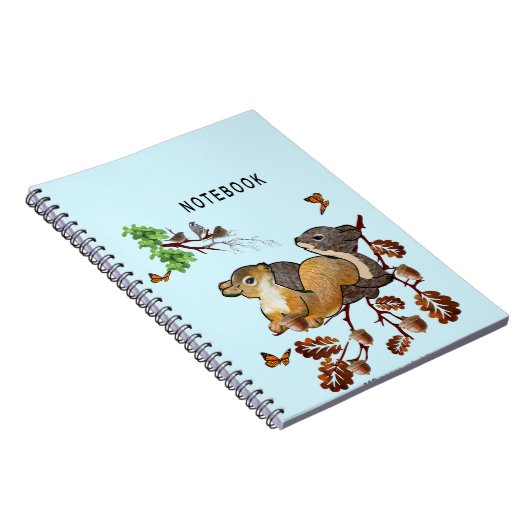 2 Eekhoorns Notitieboek : (Rechterzijde)