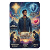 #2 Een Echte Man Spiritueel  Magneet (Verticaal)