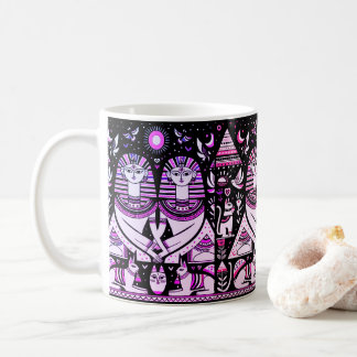 2 Egyptenaren met katten Koffiemok
