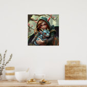 #2 Elf en baby draak Poster (Keuken)