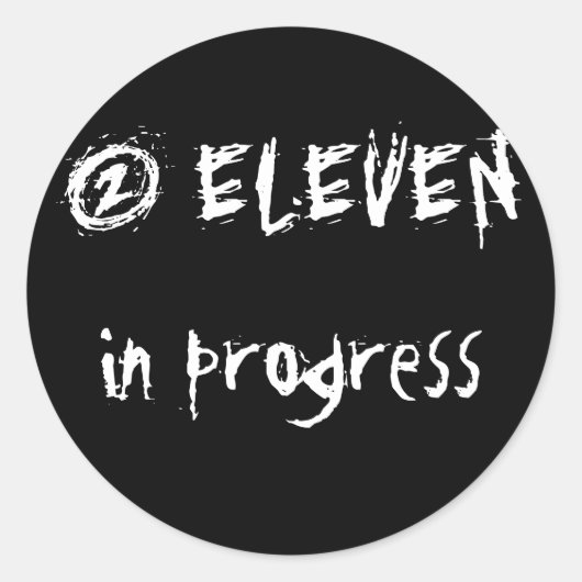 2 ELFin uitvoering Ronde Sticker (Voorkant)