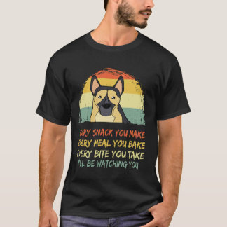 2 Elke snack die je maakt... Ik zal je in de gaten T-shirt