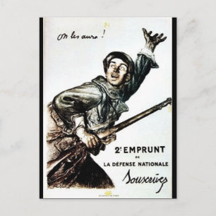 2 Emprunt de La Defense Nationale Briefkaart