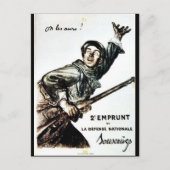 2 Emprunt de La Defense Nationale Briefkaart (Voorkant)