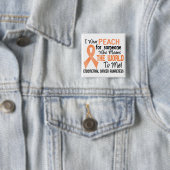 2 Endometriale kanker Vierkante Button 5,1 Cm (In situ)