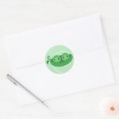 2 ERWTEN in een PEUL - sticker (Envelop)