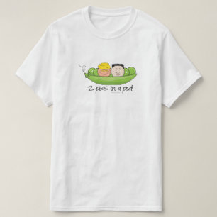 2 Erwten in een peul - Voeg je eigen tekst toe! T-shirt