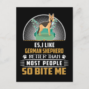 2 ES Ik hou van Duitse herder beter dan de meeste Briefkaart
