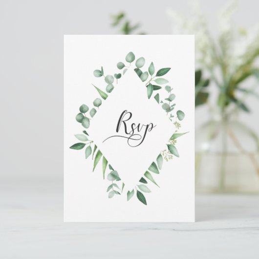 #2 Eucalyptus Envy Waterverf RSVP (Staand voorkant)