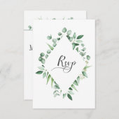 #2 Eucalyptus Envy Waterverf RSVP (Voorkant / Achterkant)