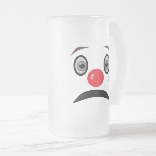 2 Face-How do you feel? Matglas Bierpul (Voorkant rechts)