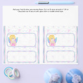 2 Fairy Birthday Custom Snoep Bar wrappers Flyer (Enkel)