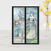 2 Fairy Bladwijzer Kaart van Molly Harrison (Gele Bloem)