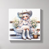 #2 Fantasie cowgirl Canvas Afdruk (Voorkant)