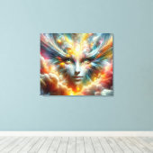 #2 Fantasie Wereld Canvas Afdruk (Insitu (Houten vloer))