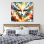 #2 Fantasie Wereld Canvas Afdruk (Insitu (Slaapkamer))