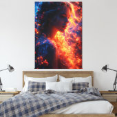 #2 Fantasiewereld Canvas Afdruk (Insitu (Slaapkamer))
