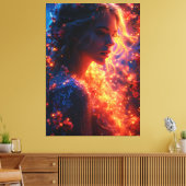 #2 Fantasiewereld Canvas Afdruk (Insitu (Woonkamer))