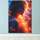 #2 Fantasiewereld Canvas Afdruk (Insitu (Houten vloer))