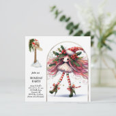 *~* 2 Fantasy Schattigee Sweet Woman Elf Kaart (Staand voorkant)