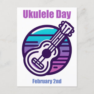 2 feb. - Ukelele Dag Briefkaart