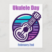 2 feb. - Ukelele Dag Briefkaart (Voorkant)
