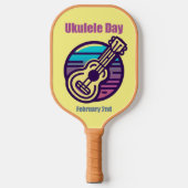 2 feb. - Ukelele Dag Pickleball Paddle (Voorkant)