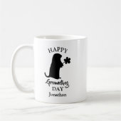 2 februari | Happy Groundhog Day Persoonlijke naam Koffiemok (Links)