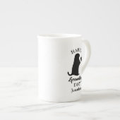 2 februari | Happy Groundhog Day Persoonlijke naam Porselein Kop (Voorkant rechts)