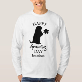 2 februari | Happy Groundhog Day Persoonlijke naam T-shirt