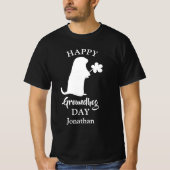 2 februari | Happy Groundhog Day Persoonlijke naam T-shirt (Voorkant)
