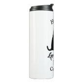 2 februari | Happy Groundhog Day Persoonlijke naam Thermosbeker (Gedraaid links)