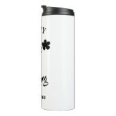 2 februari | Happy Groundhog Day Persoonlijke naam Thermosbeker (Geroteerd rechts)