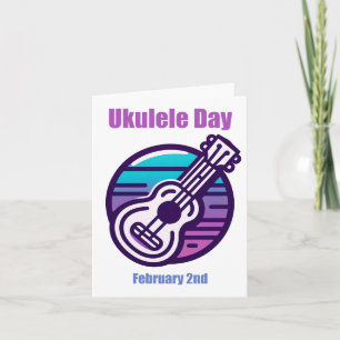 2 februari - Ukulele-dag Kaart
