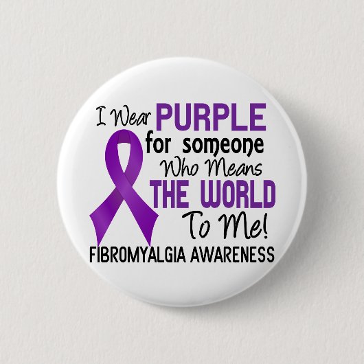 2 Fibromyalgie Ronde Button 5,7 Cm (Voorkant)