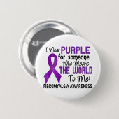 2 Fibromyalgie Ronde Button 5,7 Cm (Voorkant /achterkant)