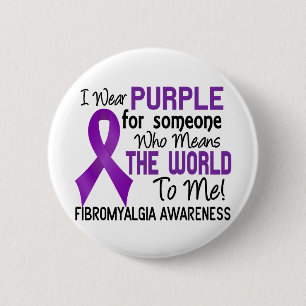 2 Fibromyalgie Ronde Button 5,7 Cm