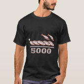 2 Fishes 5 Breads Jesus Feeds The 5000 Christian B T-shirt (Voorkant)
