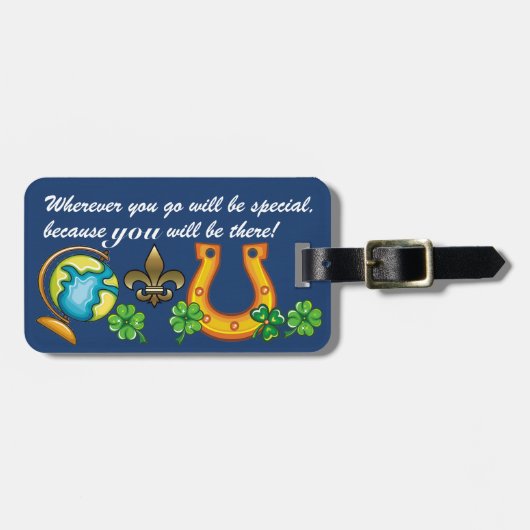 2 Fleur de Lis Label Sisters Forever - Quote on Ba Bagagelabel (Voorkant horizontaal)