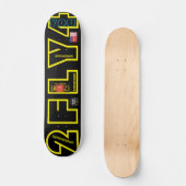 2 FLY 4 U JMT 7 3/4" Skateboard Deck (Voorkant)