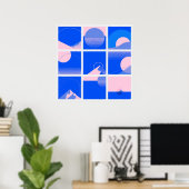 2-Foot Square Bauhaus Art Poster 7 (Thuiskantoor)