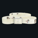 2 foto13th Wedding Jubileum Lace Design Belt Riem<br><div class="desc">Hier heb ik hartstochtelijk lijst en zachte kleur gemaakt,  voor een delicate en ondergewaardeerde fotogordel voor haar 13e trouwdag. Zouden die prachtige foto's niet een glimlach op haar gezicht brengen?!</div>