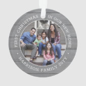 2 Foto 1e kerstdag: Housewarming Faux Grey Wood Ornament (achterkant)