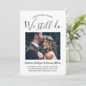 2 Foto 1st Jubileum Party We doen nog steeds bruil Kaart (Staand voorkant)