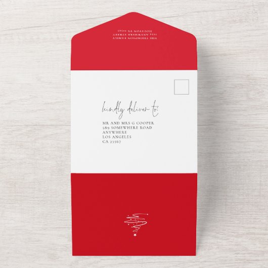 2 Foto 2026 Kalender Christmas Alles in één Kaart (Buitenkant)