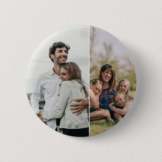 2 foto aangepast ronde button 5,7 cm (Voorkant)