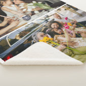 2 Foto aangepaste collage gepersonaliseerd Sherpa Deken (3/4)
