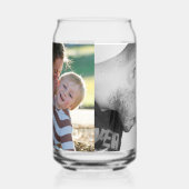 2 Foto Aangepaste Dubbelzijdige  Blikvorm Glas (Rechts)
