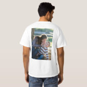 2 Foto Aangepaste Dubbelzijdige T-shirt (Achterkant volledig)