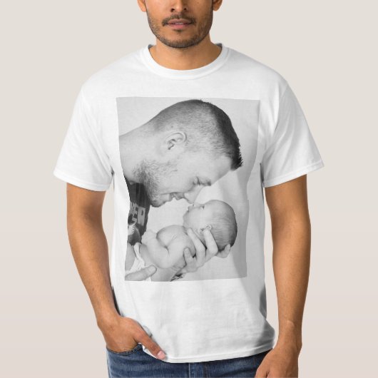 2 Foto Aangepaste Dubbelzijdige T-shirt (Voorkant)